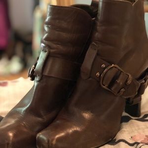 Leather GUILLAUME HINFRAY Ankle boots